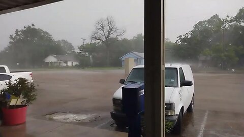 Torrential Rain in Paris, Texas June 23, 2022