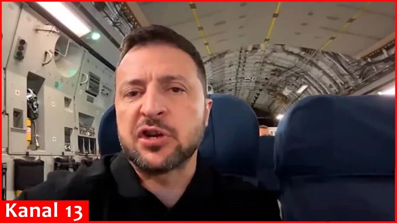 “This will be solved in fall” - Zelenskiy made an address from a plane on his way to US