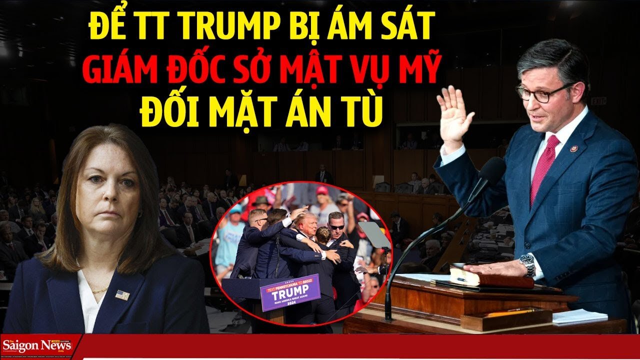 Giám đốc sở MẬT VỤ MỸ - Kimberly Cheatle đối mặt ÁN TÙ sau vụ Ám Sát TT Trump, Hạ viện đang điều tra