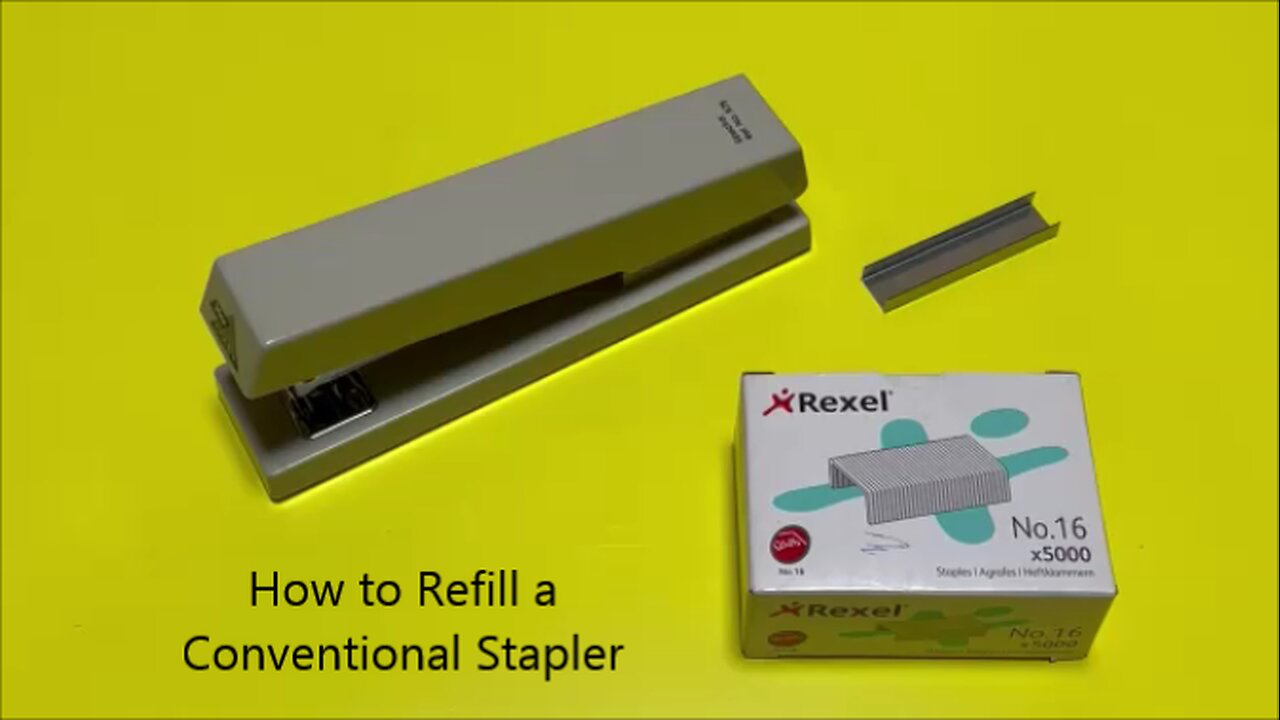 How to Replace the Staples in a Standard Stapler