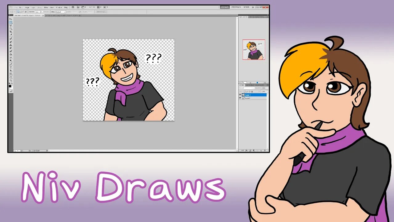 Niv Draws - "what" reaction image