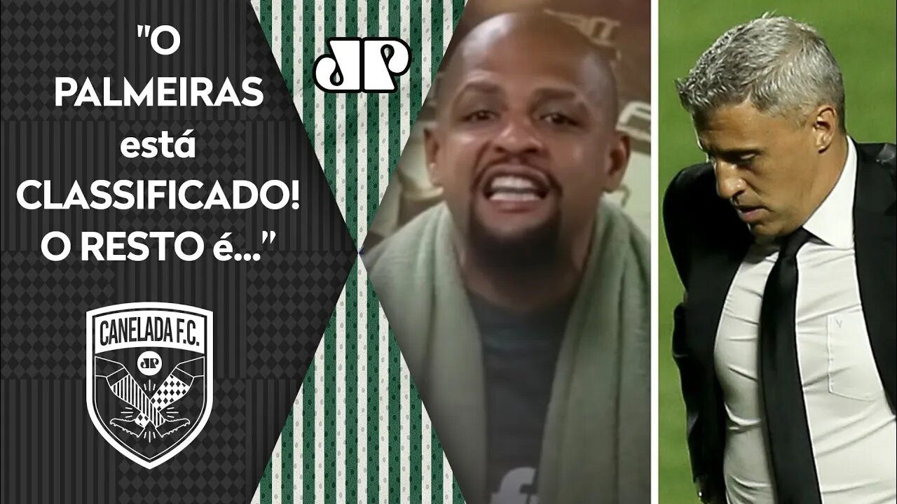 PROVOCOU CRESPO! OLHA o que Felipe Melo FEZ após o Palmeiras ELIMINAR o São Paulo da Libertadores!