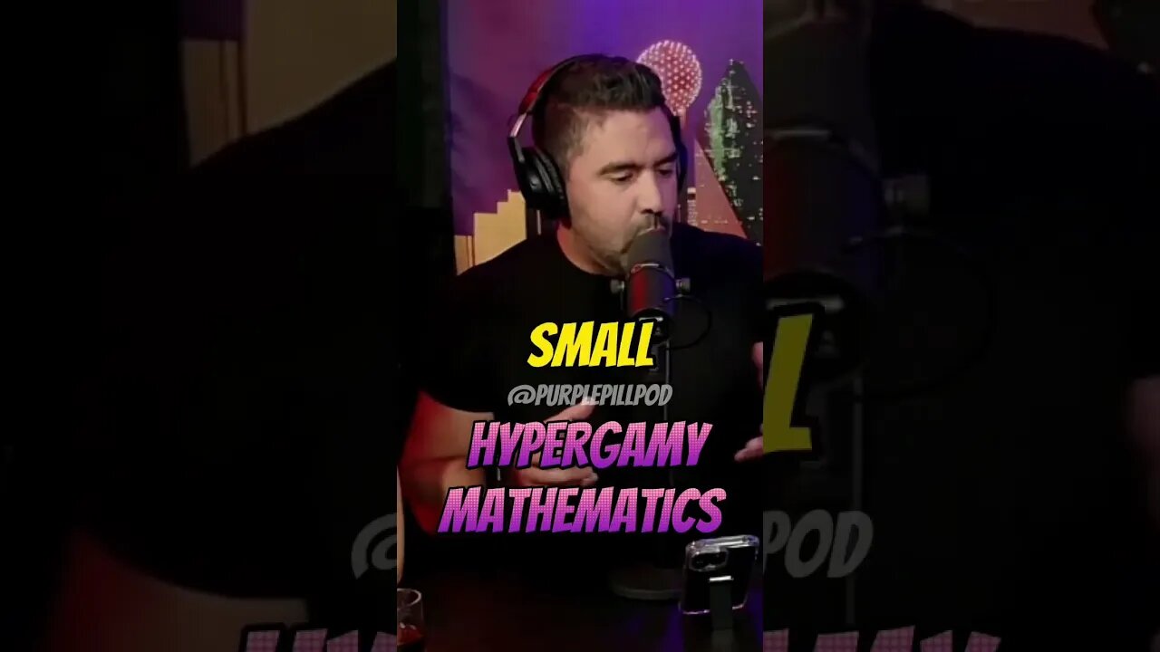 Hypergamy mathematics @MichaelSartain #purplepillpod #purplepill #redpill #dating