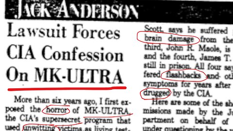 Lawsuit Forces Confession on MK Ultra