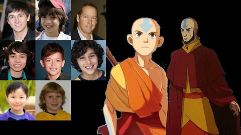 Animated Voice Comparison- Aang (Avatar)