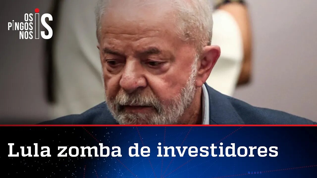 Lula apavora investidores novamente: 'Vai cair a Bolsa? Vai subir o dólar? Paciência'