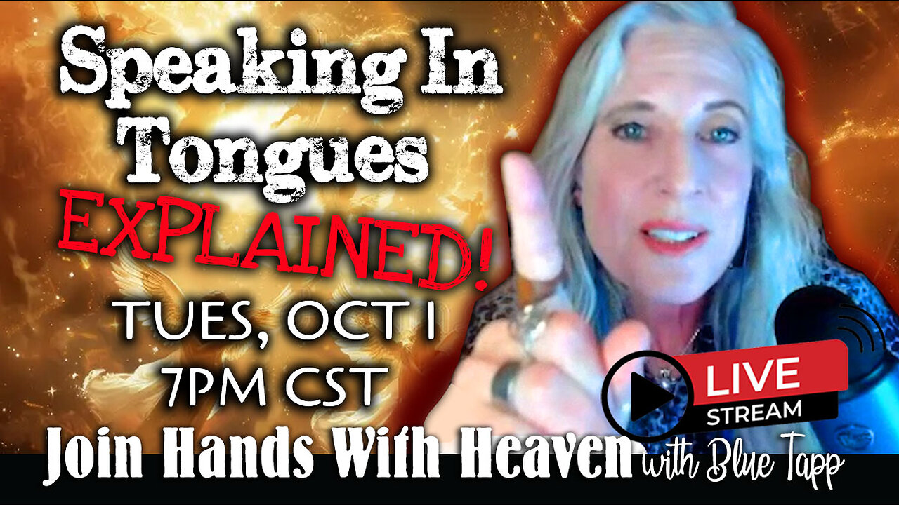 Blue Tapp LIVE! Speaking In Tongues Explained!