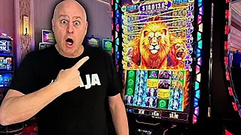 BEGINNERS LUCK!!! EPIC JACKPOT WIN ON FIRESTORM LION SLOTS!