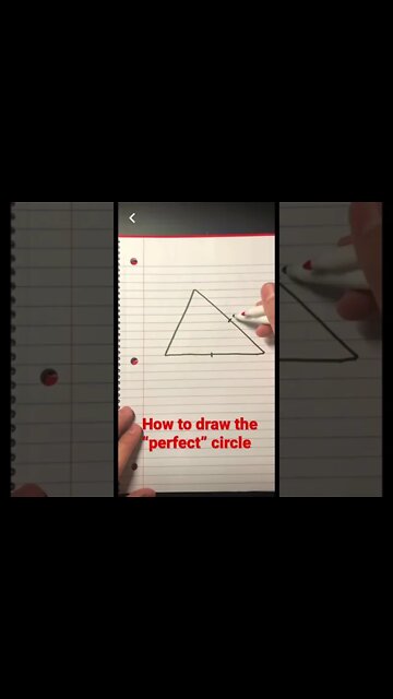 How to draw a circle PERFECTLY #perfectcircle