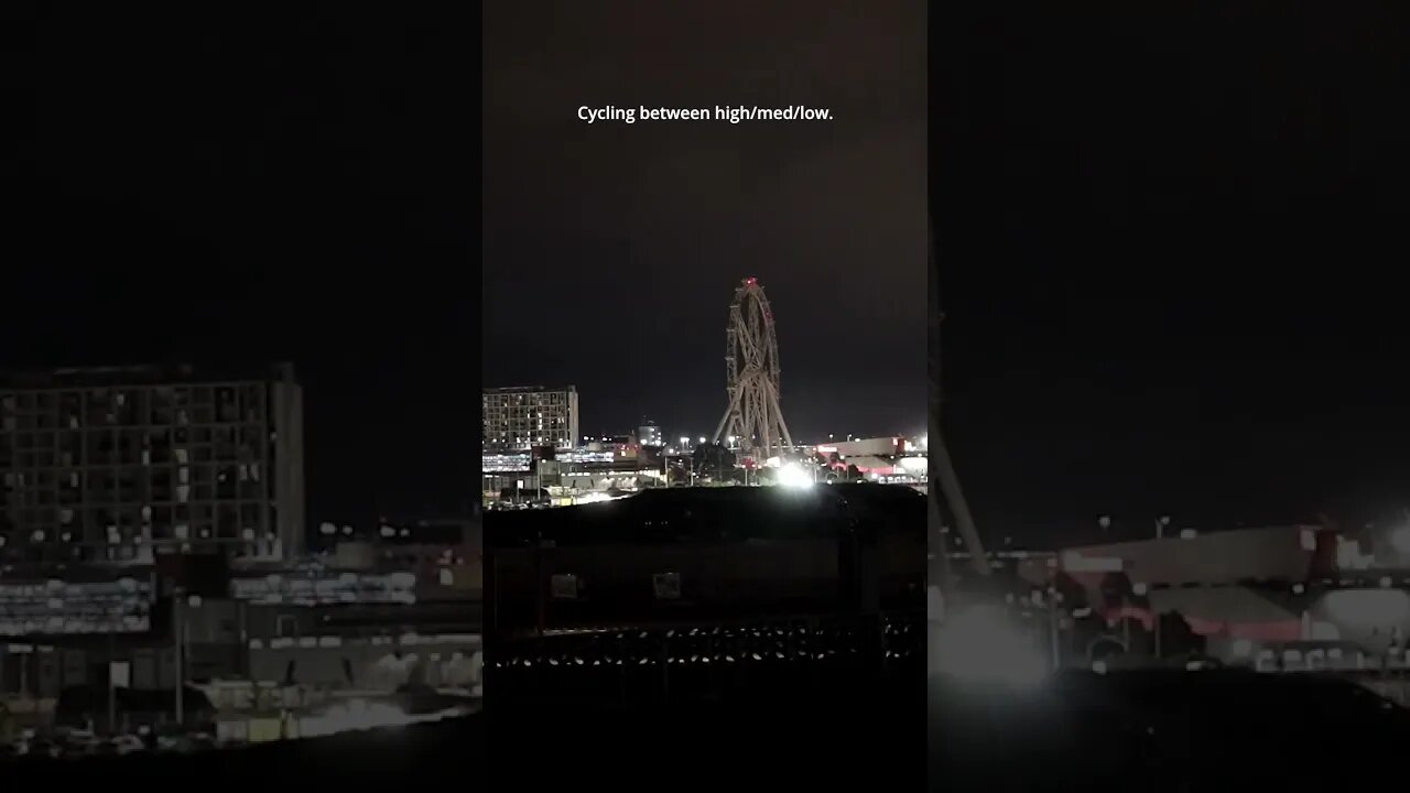 Nextorch E51C - long distance beam shots #shorts