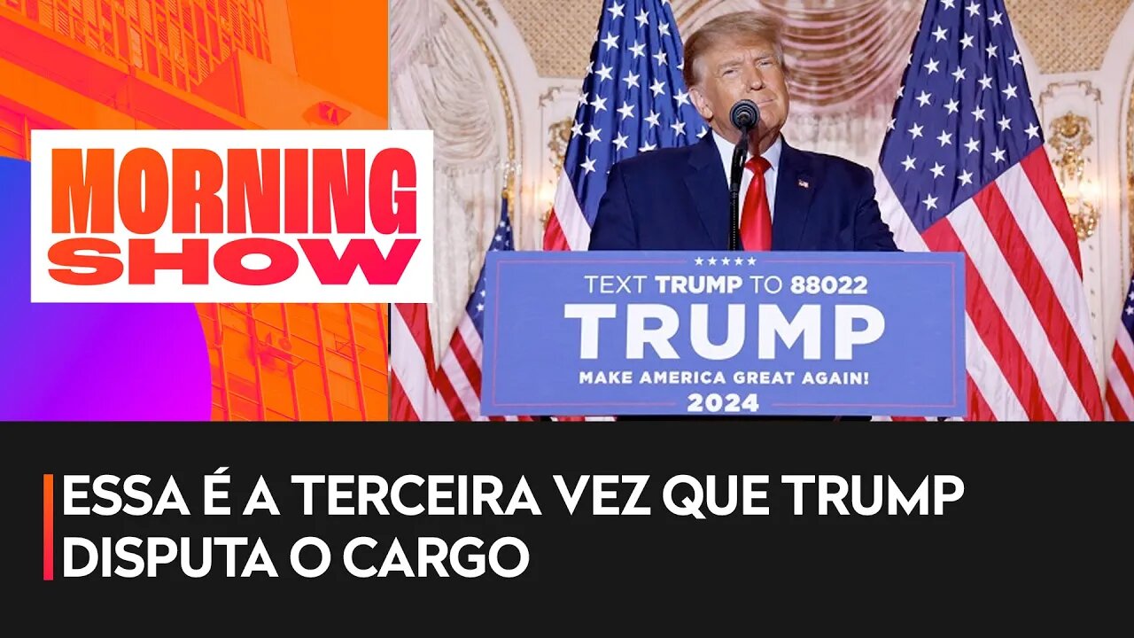 Trump anuncia pré-candidatura à Presidência dos EUA em 2024