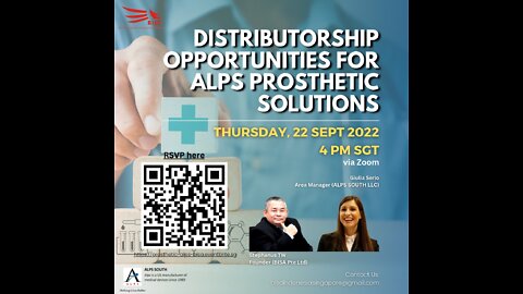 DISTRIBUTORSHIP OPPORTUNITIES FOR ALPS PROSTHETIC SOLUTIONS