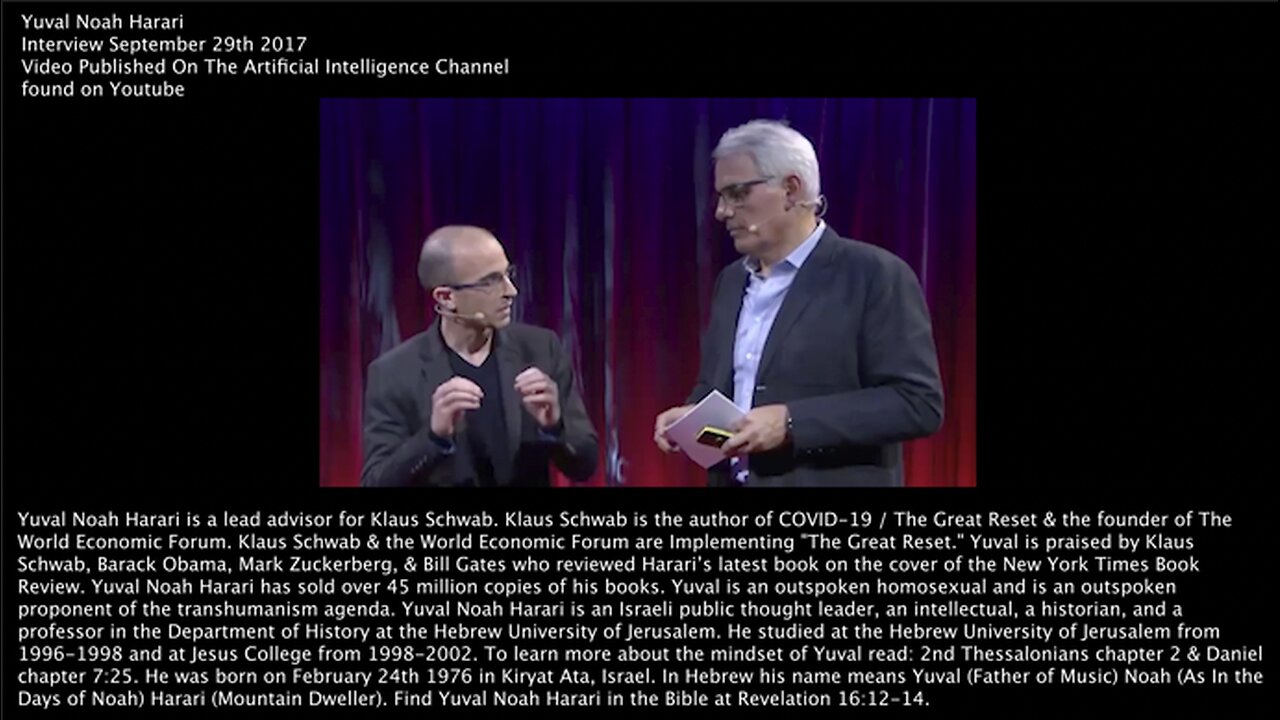 Yuval Noah Harari | "The Upper Classes Which Dominates All the New Technology Just Won't Need the Poor." - "Now We Are Going to See a Shift In Authority from Humans to Algorithms." - Yuval Noah Harari - 9/29/2017