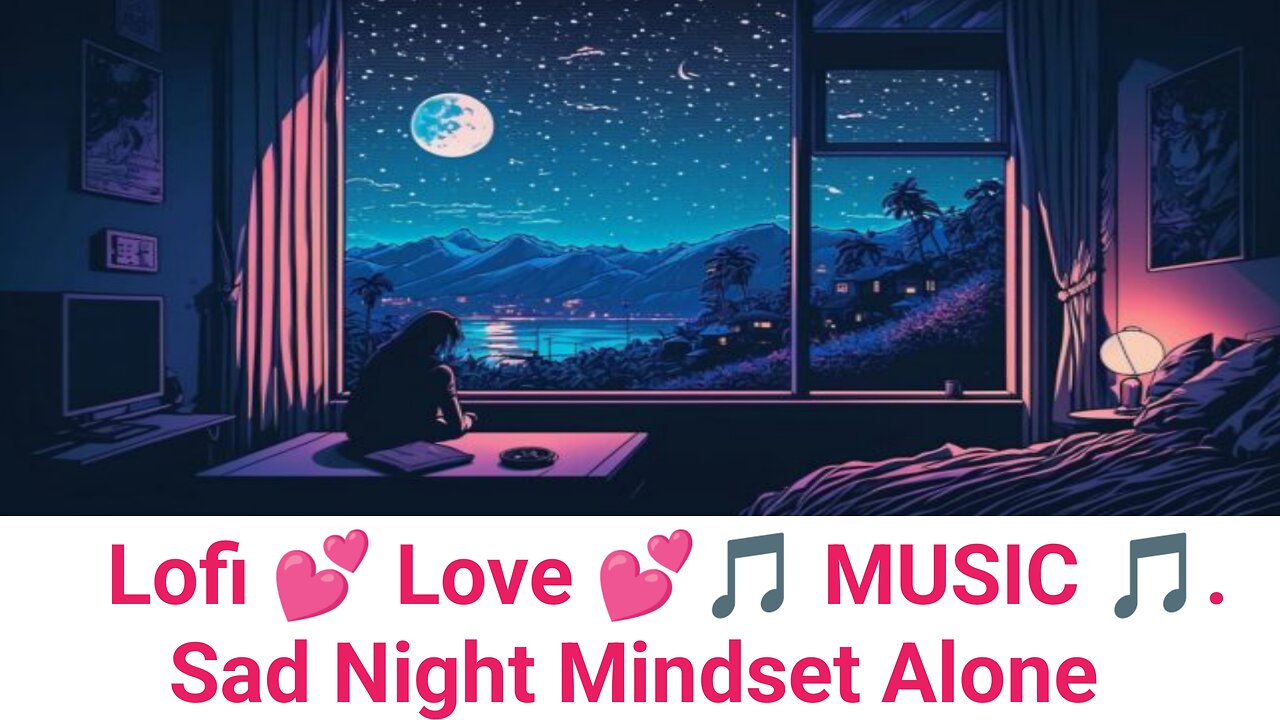 Live - Lofi 🎵 music 🎵 relax mindset Alone Night 🌃🌉 Sleeping/study music 🎵