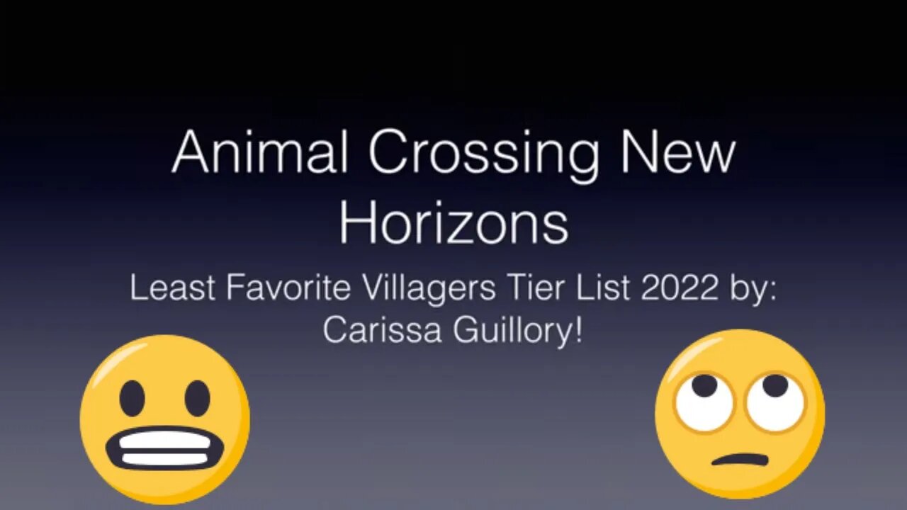 Animal Crossing New Horizons Worst Villager Tier List 2022! 🌲
