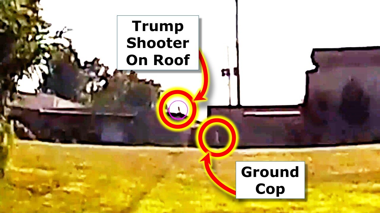 Trump Shooter Running On Roof NEW VIEW Police Bodycam