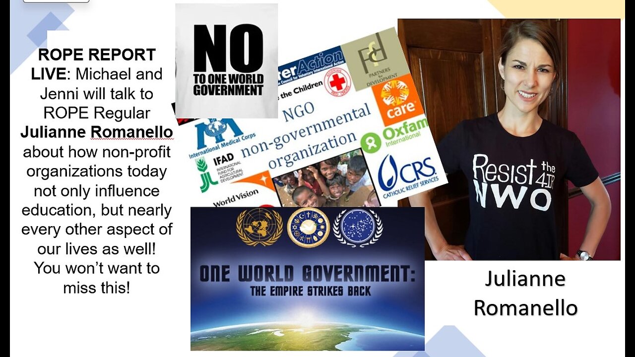 ROPE Report Live - Julianne Romanello; How Tax Exempt Foundations Are Destroying America