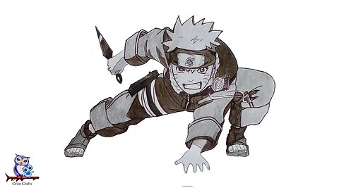 How to Draw Naruto Uzumaki Sketch - Step by Step