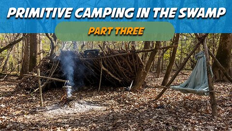 Start a friction fire in the swamp!