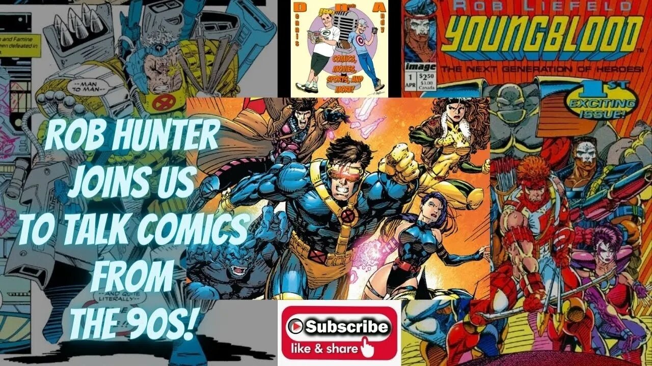 Dennis and Andy Discuss Comics of the 90s with guest Rob Hunter! What is your Favorite?