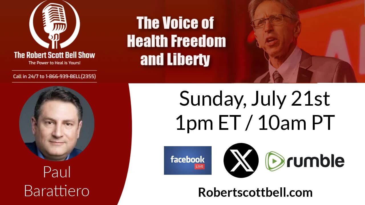 A Sunday Conversation with Paul Barattiero - The healing power of Hydrogen water, Recent global events, Spiritual insights - The RSB Show 7-21-24