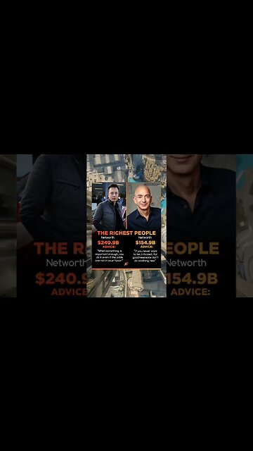 The richest people’s advice #motivational #billionaire #billionairerules #rich #elonmusk #jeffbezos