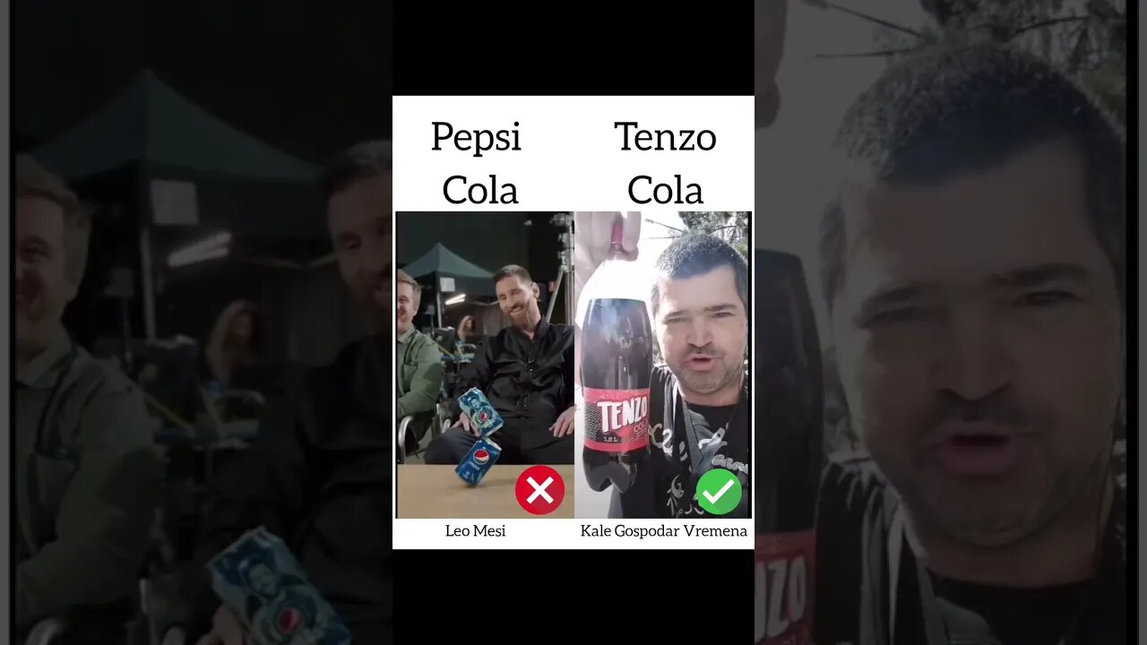 Messi in Pepsi vs Kale Dzedaj in Tenzo Cola add