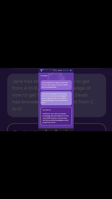 63 Trading Agoras for Knowledge (example) 💎#shorts #TauNet #tradingknowledge #agoras