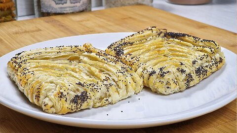 Puff pastry Recipe with Nutella is so delicious