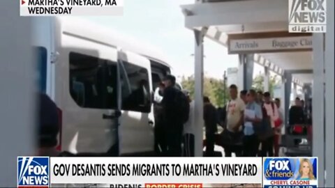 Governor DeSantis sends immigrants to Obama's Martha's Vineyard