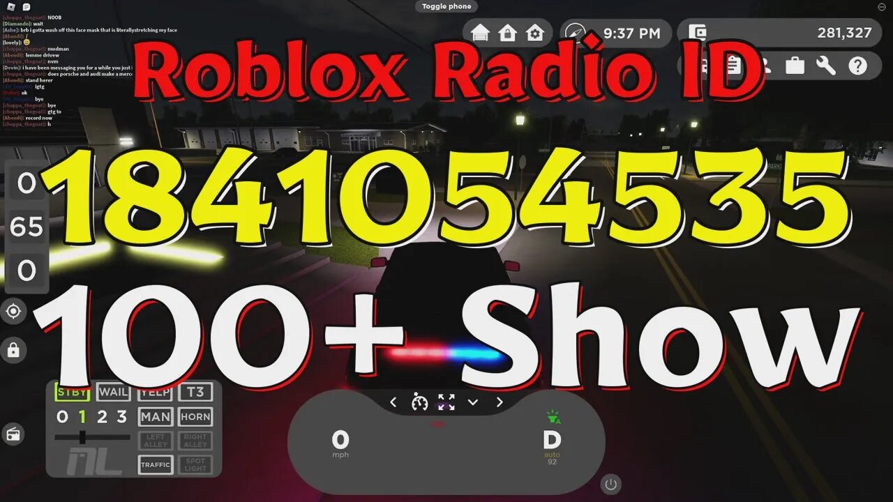 Show Roblox Radio Codes/IDs