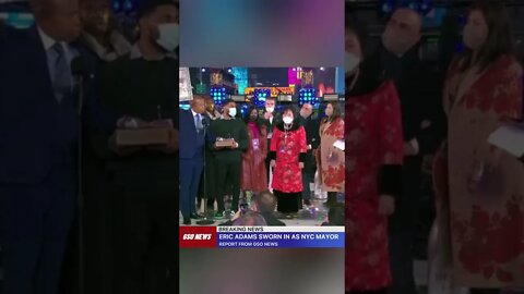 Eric Adams sworn into office as Mayor of NYC