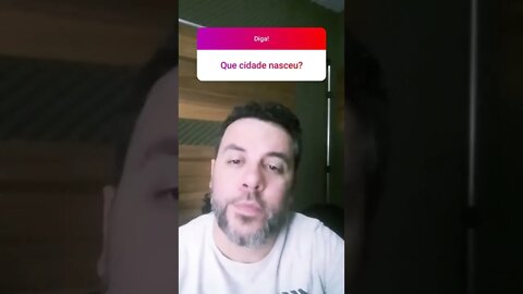 Respondendo: Cidade natal? #16 #shorts