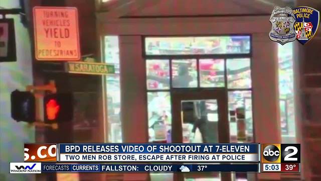 Officers involved in 7-Eleven shootout, suspects on the run