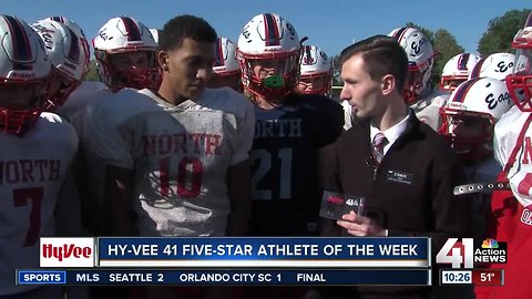 Olathe North's Daymonn Sánchez grinds daily