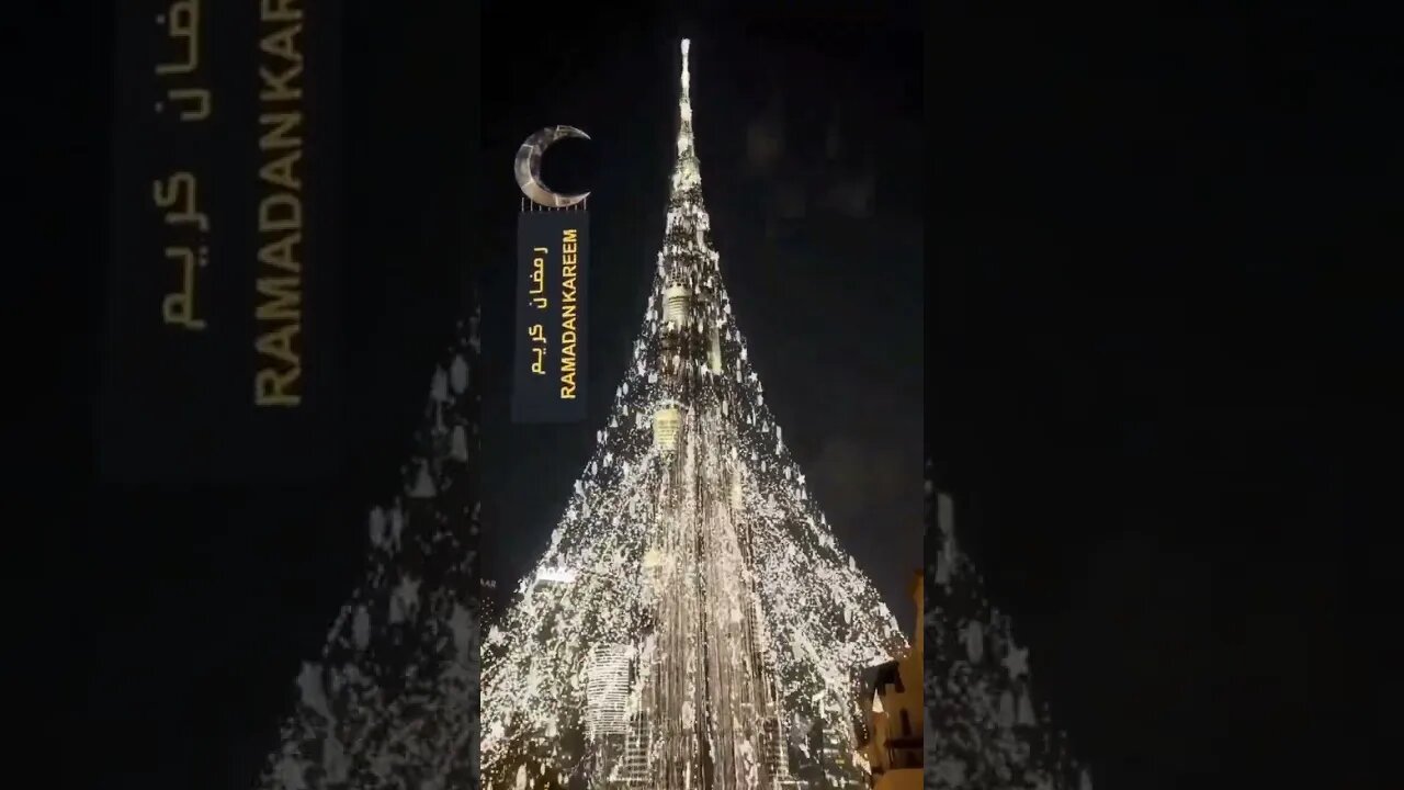 Happy Ramadan from Dubai #ramadanmubarak #dubai #uae #iftar #shorts #viral