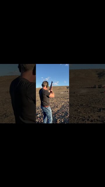 Practice shooting or be like this guy 💀