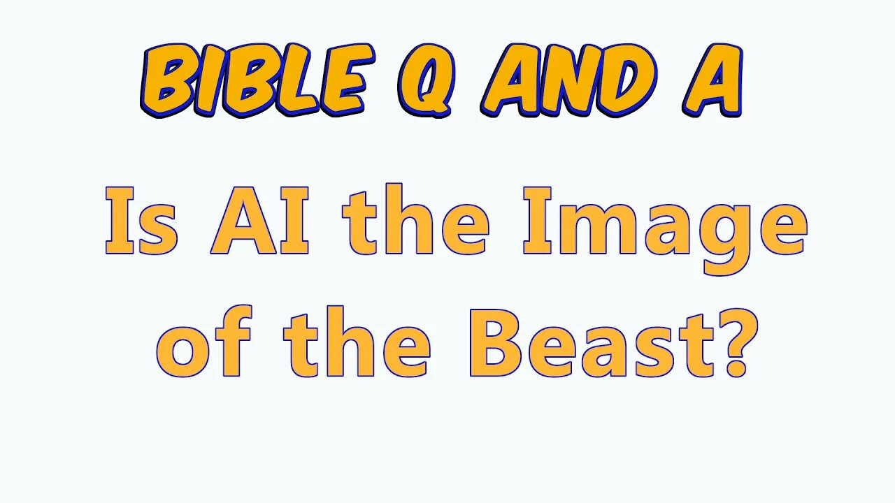 AI – Image of the Beast?