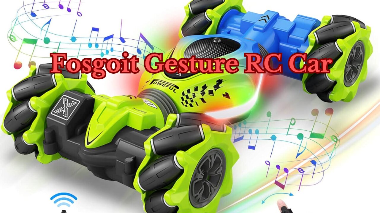 Gesture RC Stunt Car 4WD | Hand-Controlled 360° Offroad Toy with Lights & Music for Kids (6-12)