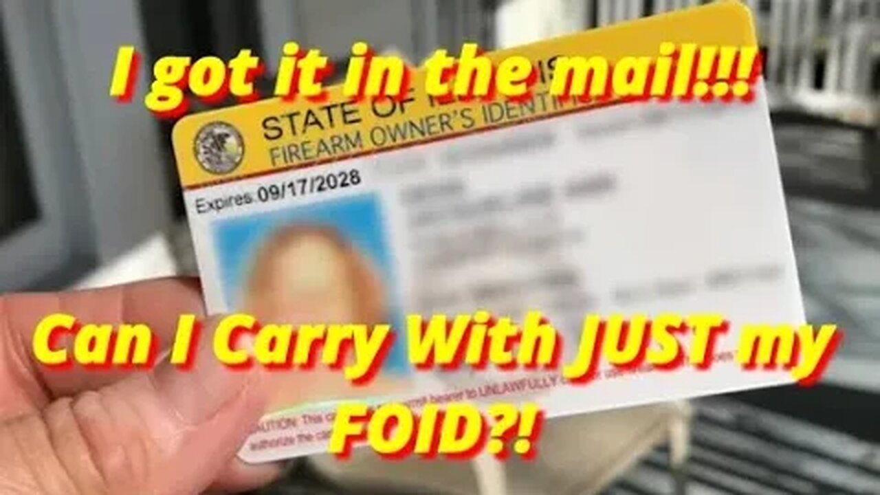 I Only Have an Illinois Firearms Owners Identification Card. Can I Carry NOW?!