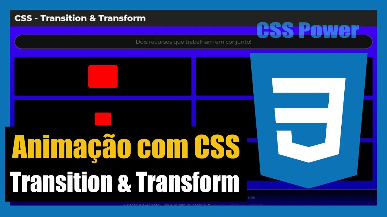 COMO USAR TRANSITION E TRANSFORM PARA CRIAR ANIMAÇÕES COM CSS