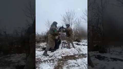 French MO 120 RT61 120 mm mortar in action 🇫🇷 🇺🇦 #warinukraine #shorts online video cutter com