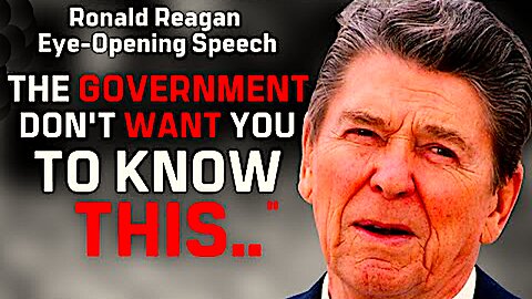 Yes, Ronald Reagan's Speech || Will Change Your Life !!