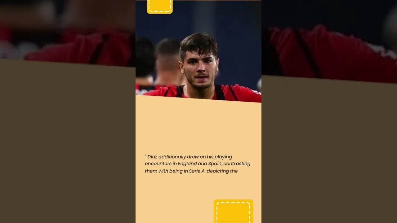 It's incredible to be in this group since I can play my game (Brahim Diaz) #shorts