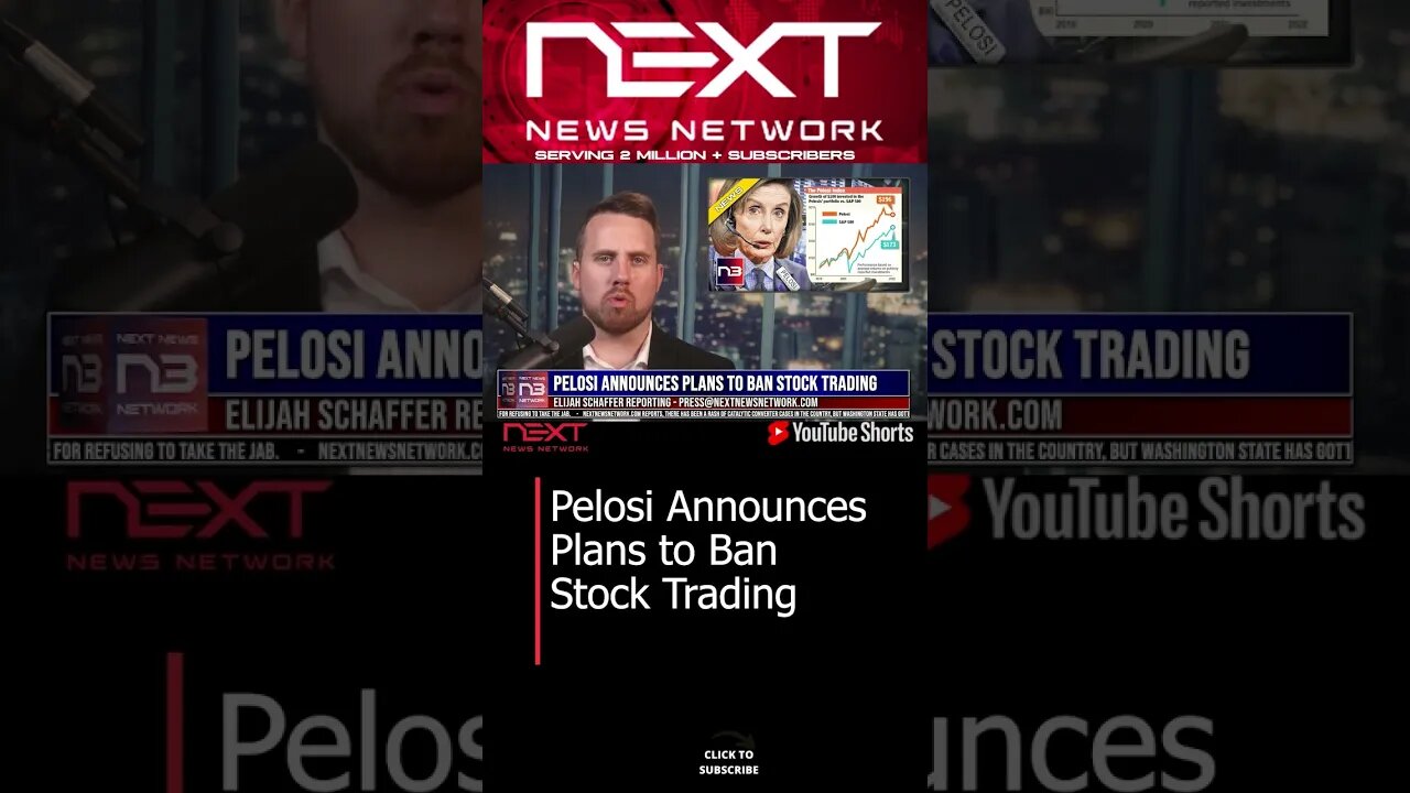 Pelosi Announces Plans to Ban Stock Trading #shorts