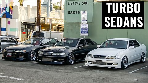 Turbo Nissan Chasers At Cars & Coffee!