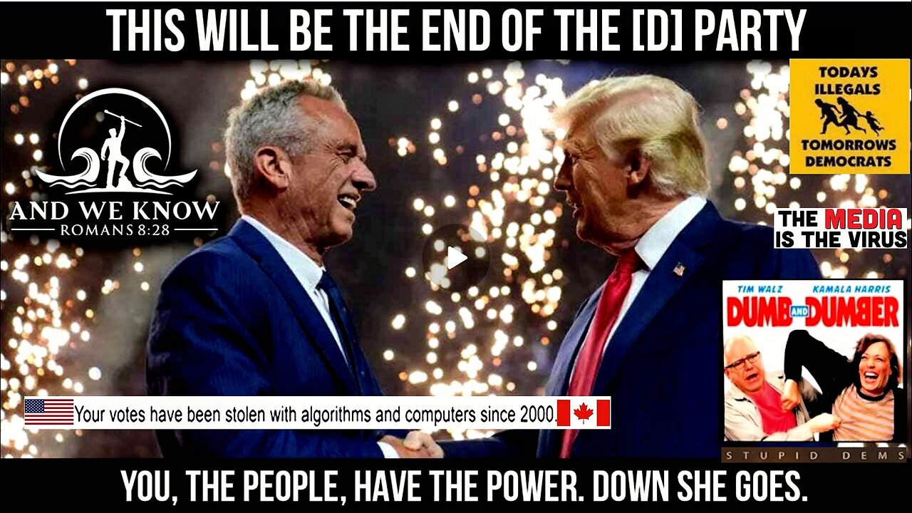 8.24.24: RFK Jr. surprise! The End of the [D] party! They will JAIL many so-called UNTOUCHABLES