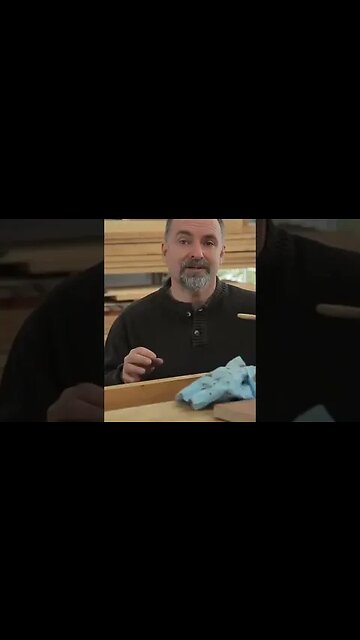 How to Stain & Seal Interior Wood #shorts