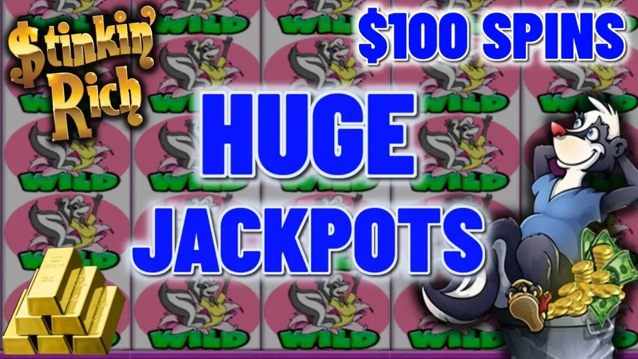 HIGH LIMIT $100 SPINS! 💵 Multiple Stinkin Rich Jackpot Handpays