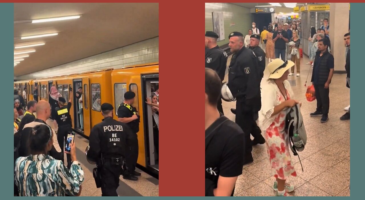 Berlin Subway occupied by Islamic Mob; German Natives ejected 🚇